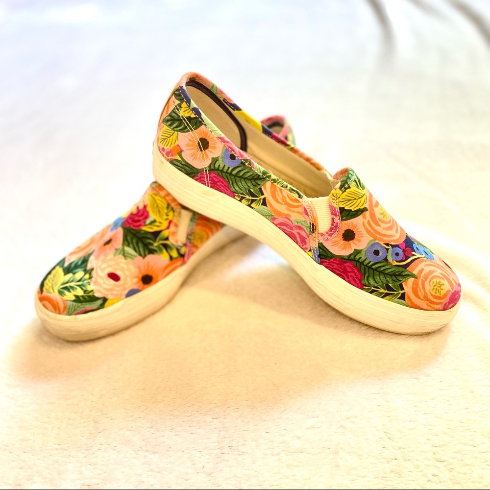 Keds Limited Edition Rifle Paper Co Slip On Shoes